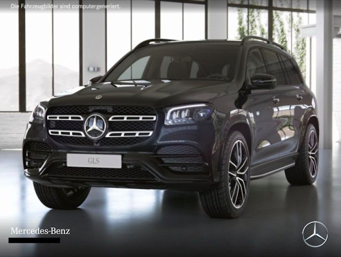 MERCEDES GLS 400d AMG - předváděcí auto - SKLADEM - super cena | online nákup | online prodej | černá metalíza | autoibuy.com